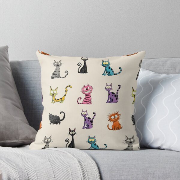 Item preview, Wacky cats designed and sold by PeelieWallies.