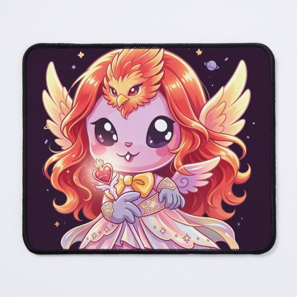 Item preview, Cute Celestial Firebird Chibi Fantasy designed and sold by unboxedbyJuls.