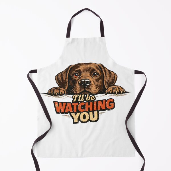 Item preview, Retro Labrador Brown: I'll Be Watching You designed and sold by Pineapple-Tree.