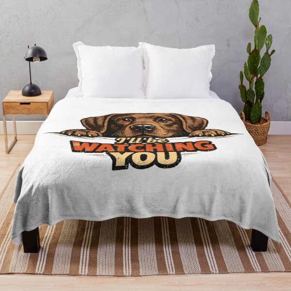 Item preview, Retro Labrador Brown: I'll Be Watching You designed and sold by Pineapple-Tree.