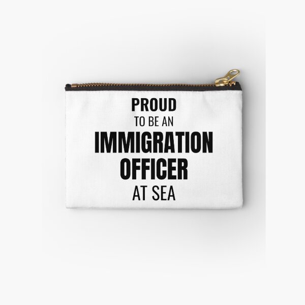 Item preview, Proud to be an Immigration Officer at Sea (Black) designed and sold by ShipCrewNation.