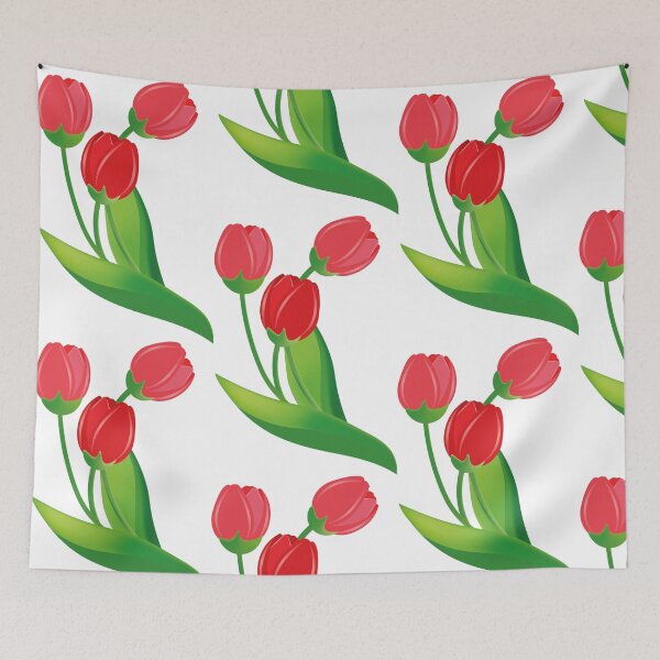 Item preview, Red tulips flowers without background designed and sold by Zhanna LL.