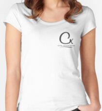 Cristina K Logo Pocket Women's Fitted Scoop T-Shirt