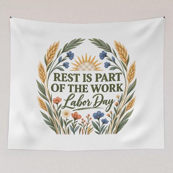 Item preview, Main Title: Rest Is Part of the Work designed and sold by HoMya.