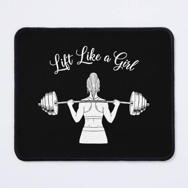 Item preview, Lift Like A Girl Weightlifting Powerlifting Gym Female Fitness designed and sold by SofiBlair.