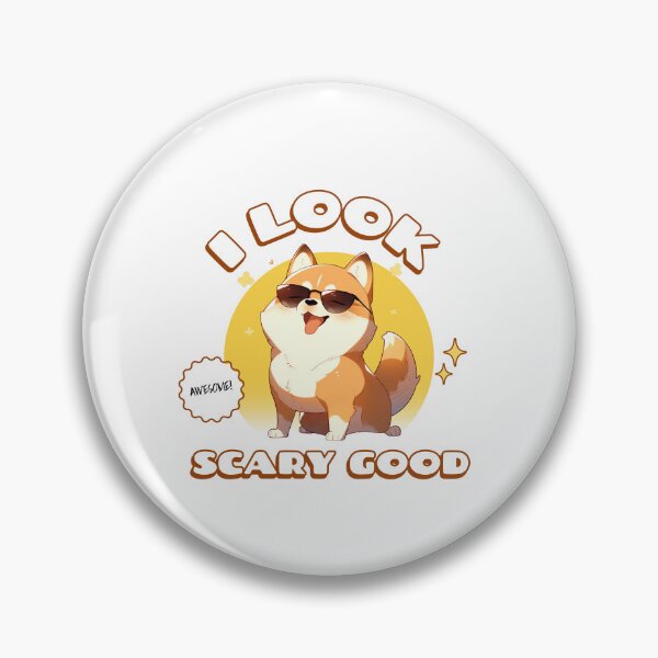 Item preview, I Look Scary Good - Shiba Inu designed and sold by chatzous.