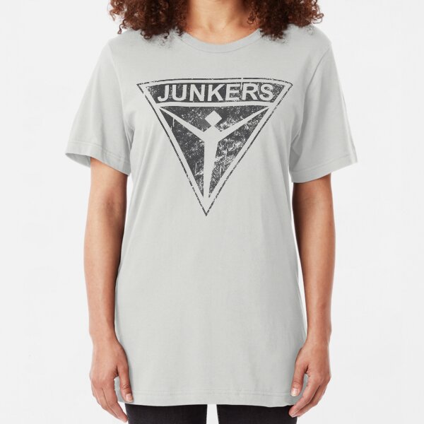 Junkers Stuka Germany WW2 Vintage Logo Slim Fit T-Shirt