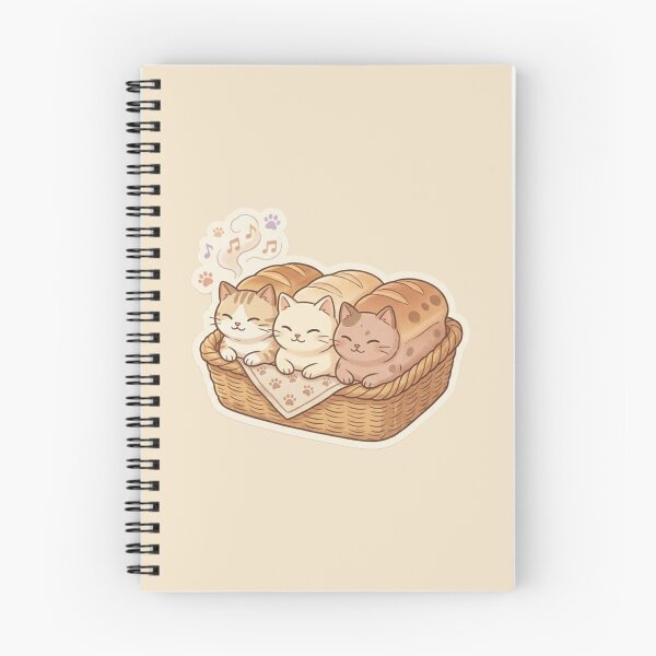 Item preview, Cozy Cat Loaves – Cute Bread-Shaped Sleeping Cats designed and sold by Safe Haven Pets.