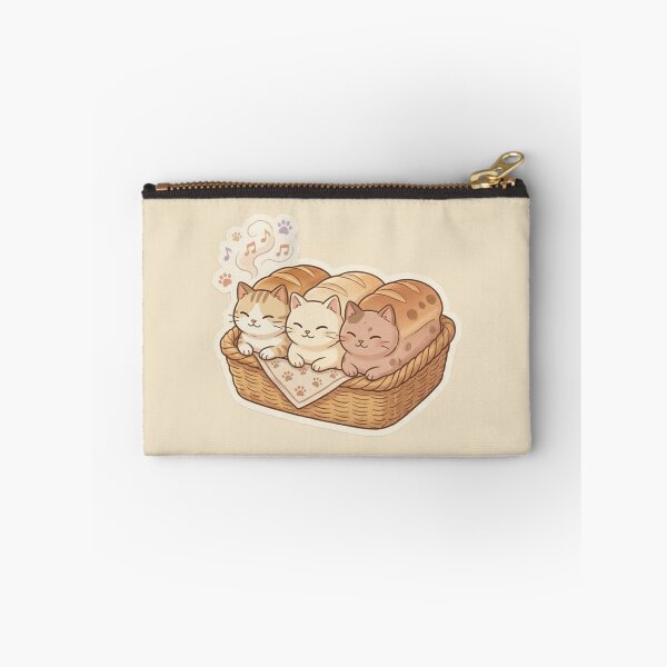 Item preview, Cozy Cat Loaves – Cute Bread-Shaped Sleeping Cats designed and sold by Safe Haven Pets.