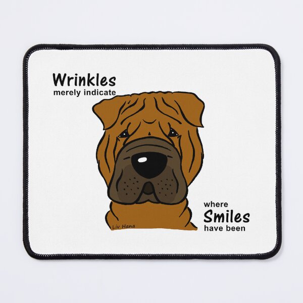Item preview, Shar Pei - Wrinkles and Smiles designed and sold by LivHana.