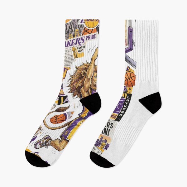 Item preview, Los Angeles Basketball Lion Slam Dunk Collage Art designed and sold by annaarthk.