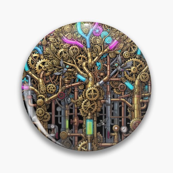 Item preview, Steampunk Mechanical Clockwork Tree Industrial Art designed and sold by DailySparks.