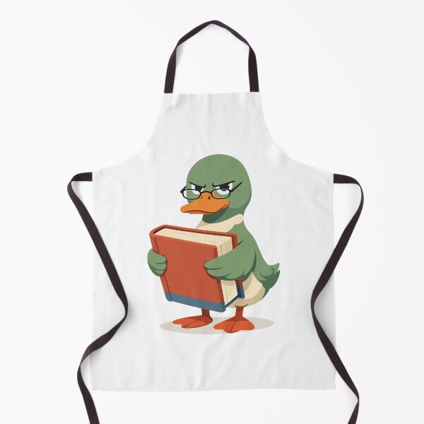Item preview, Smart Duck Reading Book Funny Gift for Students, Teachers & Book Lovers designed and sold by stylishdzign.