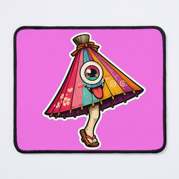 Item preview, Cute Japanese Karakasa-kozou Paper Umbrella Ghost Sticker & T-Shirt designed and sold by OddGarage.