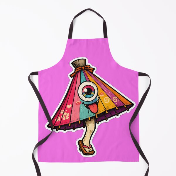 Item preview, Cute Japanese Karakasa-kozou Paper Umbrella Ghost Sticker & T-Shirt designed and sold by OddGarage.