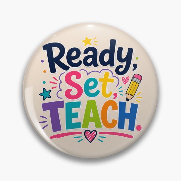 Item preview, Ready, Set, Teach! Colorful Teacher Classroom & School Design designed and sold by TheStephanieRome.