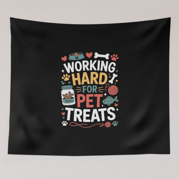 Item preview, WORKING HARD FOR PET TREATS designed and sold by jkrphoto.
