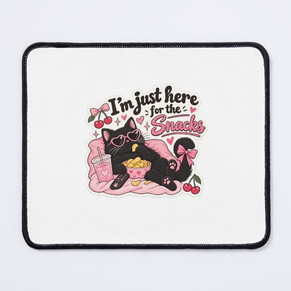 Item preview, Lindo gato de snack – Divertido gato negro designed and sold by laeba-x.