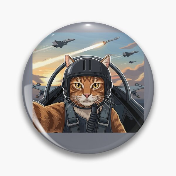 Item preview, Fighter Jet Cat Pilot Aviation Enthusiast designed and sold by SofiBlair.