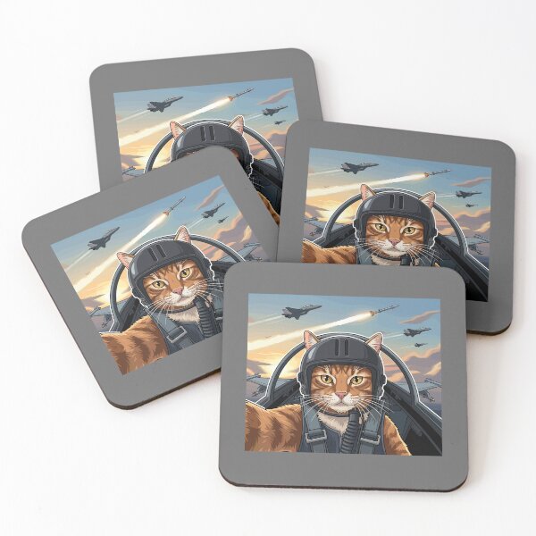 Item preview, Fighter Jet Cat Pilot Aviation Enthusiast designed and sold by SofiBlair.