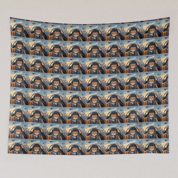Item preview, Fighter Jet Cat Pilot Aviation Enthusiast designed and sold by SofiBlair.