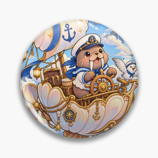 Item preview, Magical Pirate Airship designed and sold by InkPixell.