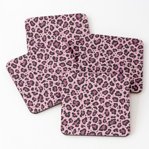 Item preview, Pink and Burgundy Leopard Print designed and sold by tonymagnerart.