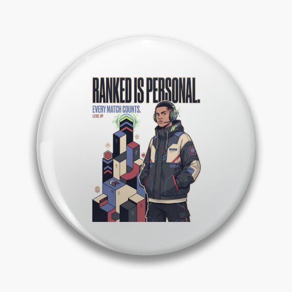 Item preview, Ranked Is Personal | Competitive Gamer Shirt | Gaming Streetwear designed and sold by SAJ Design Studio.