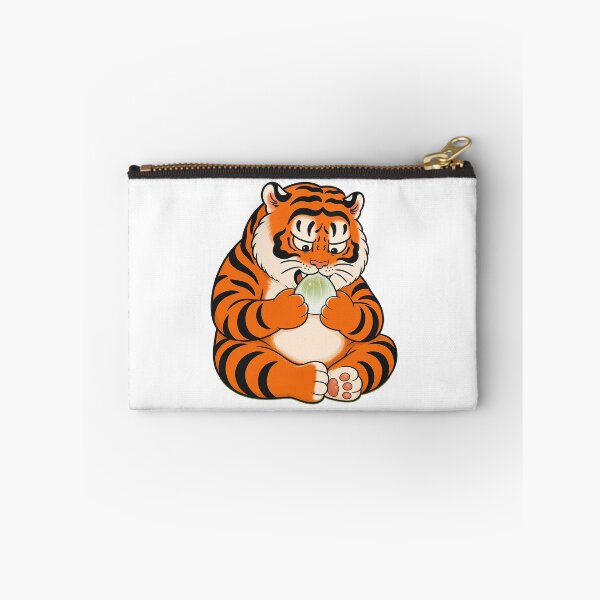 Item preview, Chubby Tiger Eating Green Qingtuan designed and sold by aigcx.
