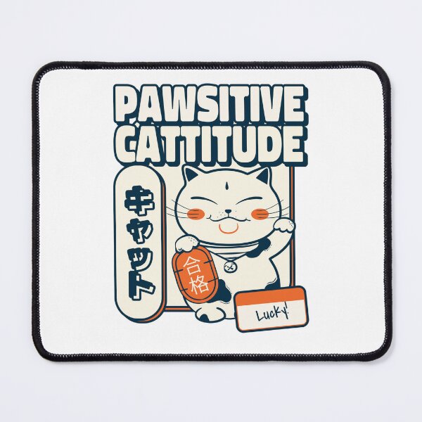 Item preview, Pawsitive Cattitude Lucky Maneki Neko Cat designed and sold by chatzous.
