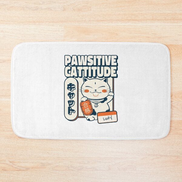 Item preview, Pawsitive Cattitude Lucky Maneki Neko Cat designed and sold by chatzous.