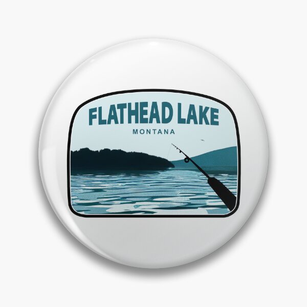 Item preview, Flathead Lake Montana Fishing Rod designed and sold by Esskay Designs.