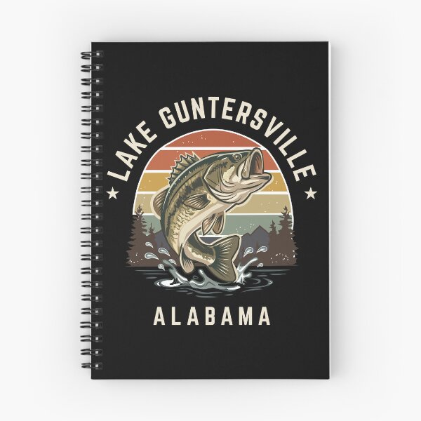 Item preview, Lake Guntersville Alabama Bass Fishing – Vintage Largemouth Bass Fisherman Design designed and sold by good vibes clothing.