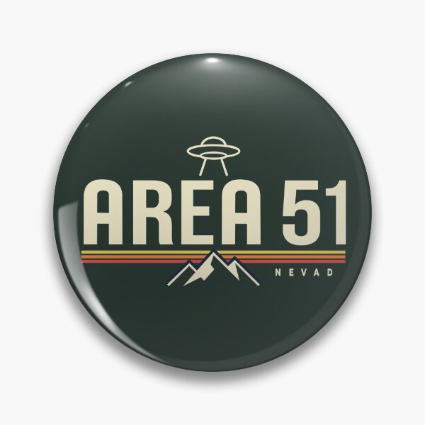 Item preview, AREA 51 Nevada Vintage Retro UFO Graphic Typography Design designed and sold by VoglR.