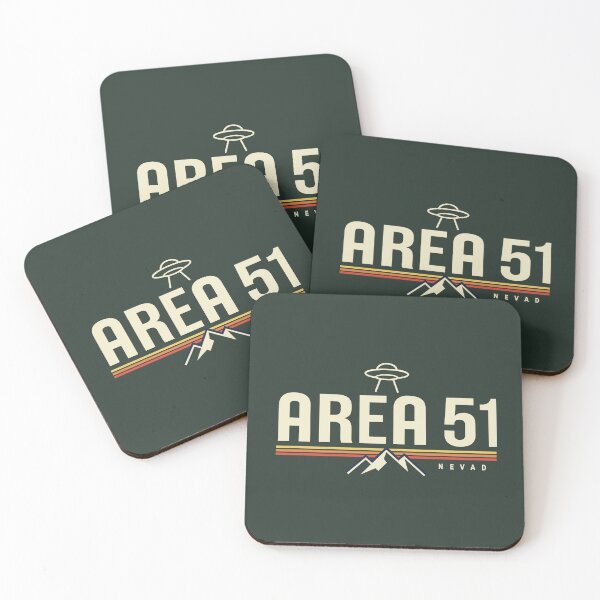 Item preview, AREA 51 Nevada Vintage Retro UFO Graphic Typography Design designed and sold by VoglR.