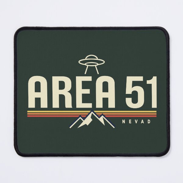 Item preview, AREA 51 Nevada Vintage Retro UFO Graphic Typography Design designed and sold by VoglR.