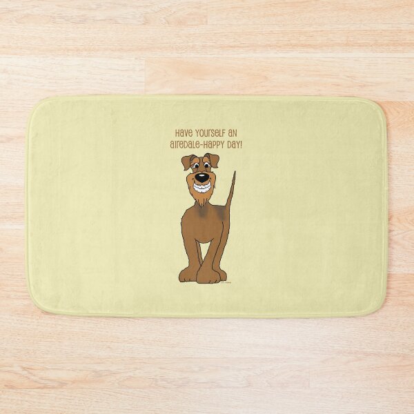 Item preview, Have yourself an Airedale happy day designed and sold by LivHana.