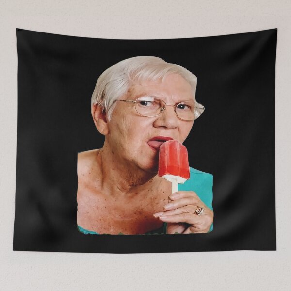 Item preview, Grandma Licking Popsicle Funny designed and sold by LKappa3Faber.