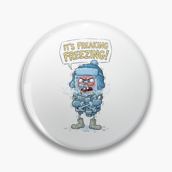 Item preview, Funny Freezing Spongebob Winter Humor T-Shirt Design - It's Freaking Freezing designed and sold by jhgjykuo.