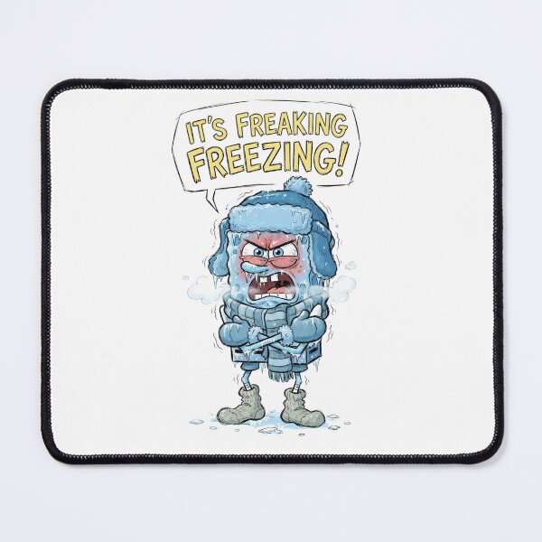 Item preview, Funny Freezing Spongebob Winter Humor T-Shirt Design - It's Freaking Freezing designed and sold by jhgjykuo.