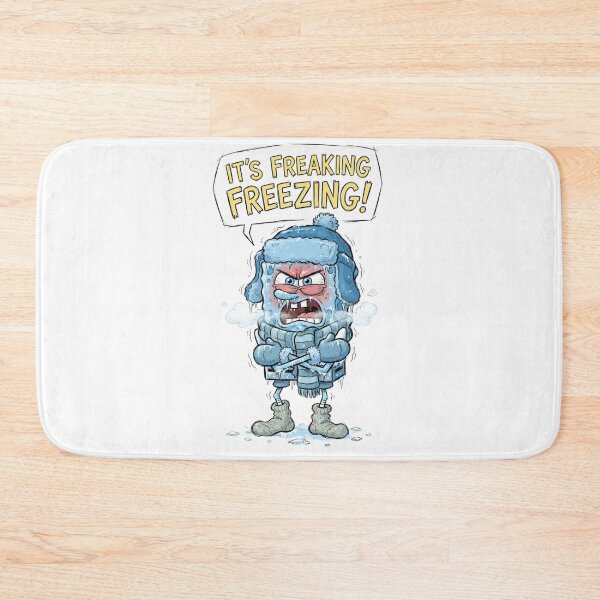 Item preview, Funny Freezing Spongebob Winter Humor T-Shirt Design - It's Freaking Freezing designed and sold by jhgjykuo.