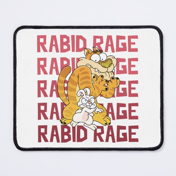 Item preview, Rabid Rage Angry - Bunny Cartoon designed and sold by chatzous.