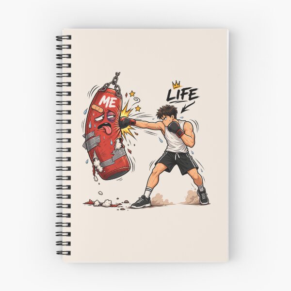 Item preview, Funny Boxing Training – Punching Bag Humor Cartoon designed and sold by waikibi ⭐⭐⭐⭐.
