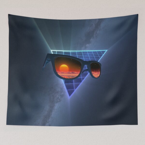 Item preview, Sunglasses in space (Blue) designed and sold by Gaia Dream Creation.