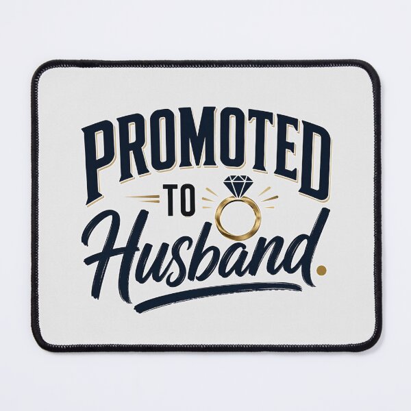 Item preview, Promoted to Husband – Groom, Newlywed & Wedding Ring Marriage Design designed and sold by TheStephanieRome.
