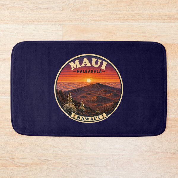 Item preview, Maui Haleakalā Hawaii Vintage Travel Badge designed and sold by Swanny's Custom T-shirt and Gift Designs.