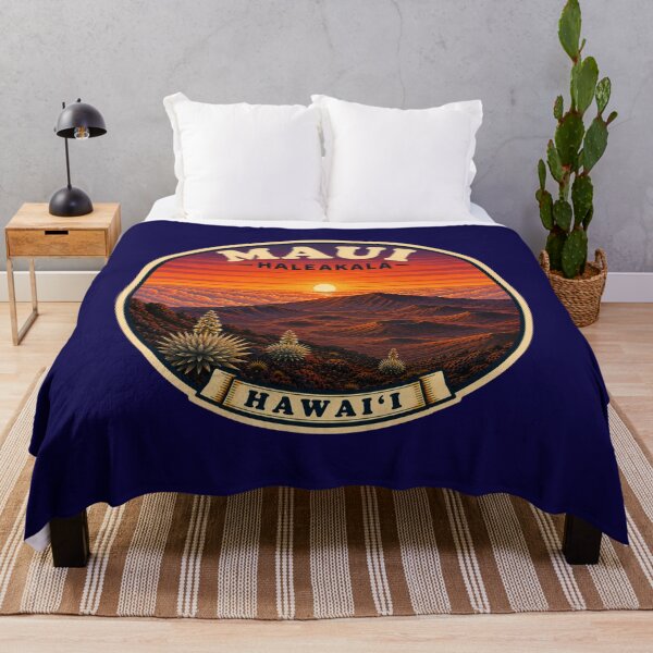 Item preview, Maui Haleakalā Hawaii Vintage Travel Badge designed and sold by Swanny's Custom T-shirt and Gift Designs.