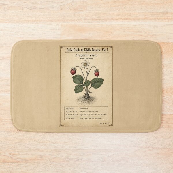 Item preview, Funny Foraging Gift Wild Strawberry Field Guide Forager Humor Shirt Nature Lover Gift Berry Picking Sticker Outdoors Gift Botanical designed and sold by Fanverse Merchandise.