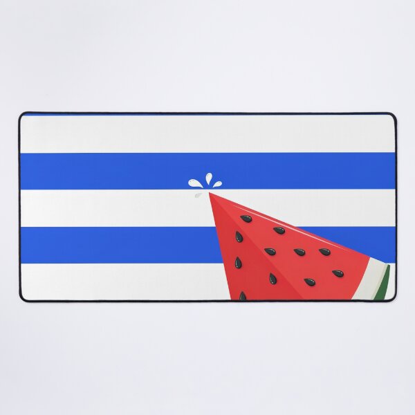 Item preview, Watermelon Slice Blue Stripes Summer Pattern designed and sold by Ed & Harmony.