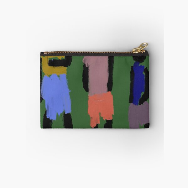 Item preview, Three Women Standing - Minimalist African Figures on Forest Green - Entanglement designed and sold by Entanglement of life.